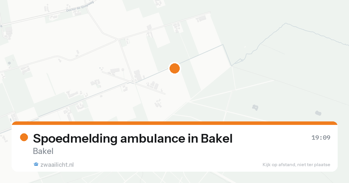 Spoedmelding ambulance in Bakel — 21 aug 2026