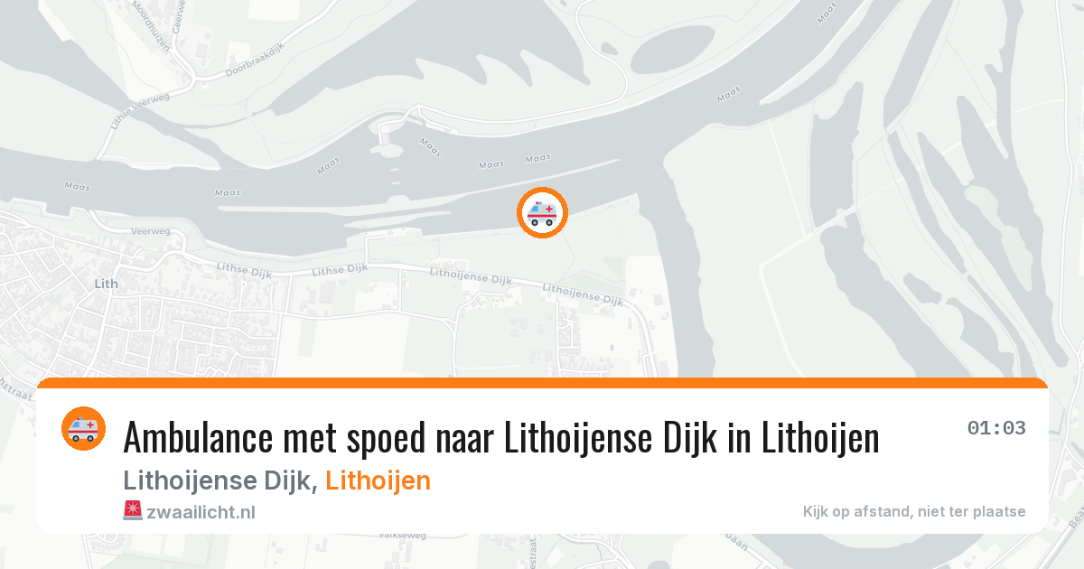 Ambulance met spoed naar Lithoijense Dijk in Lithoijen — 31 jan 2026