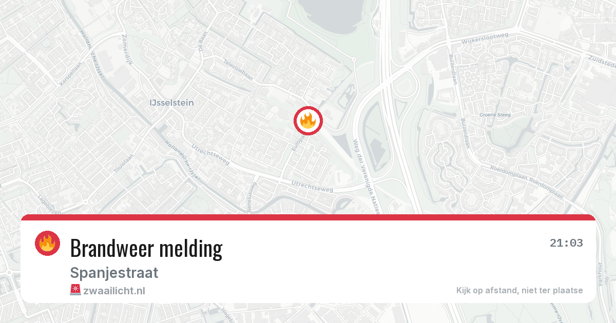 Brandweer melding — 15 jun 2026