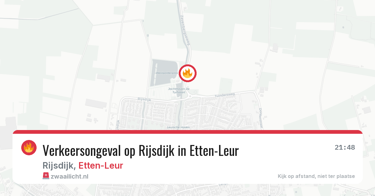 Verkeersongeval op Rijsdijk in Etten-Leur — 5 mrt 2026