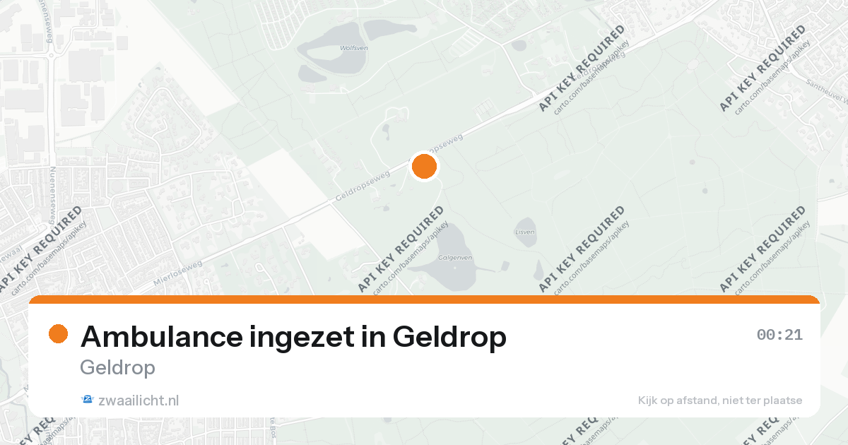 Ambulance ingezet in Geldrop — 25 aug 2026