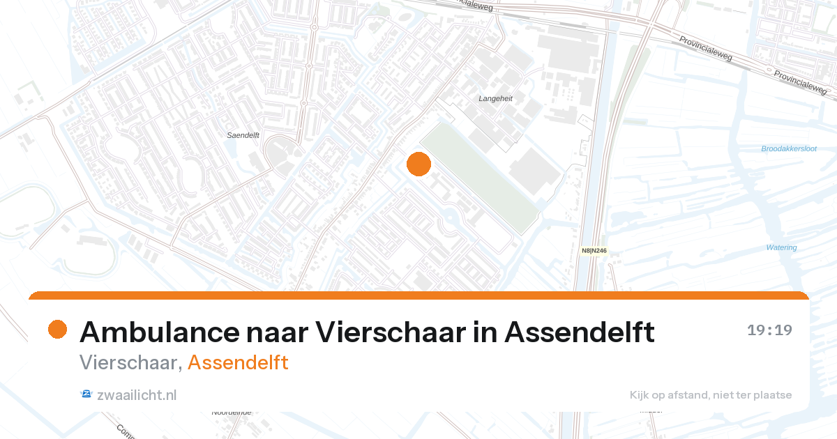 Ambulance naar Vierschaar in Assendelft — 26 aug 2026