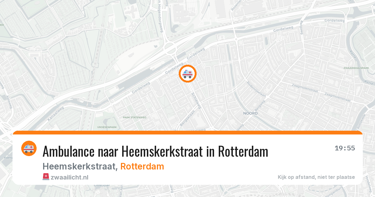 Ambulance naar Heemskerkstraat in Rotterdam — 29 jan 2026