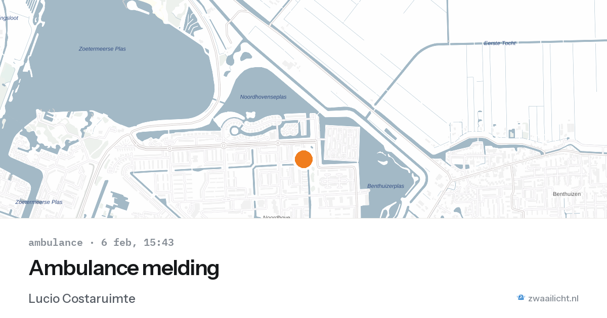 Ambulance melding — 6 feb 2026