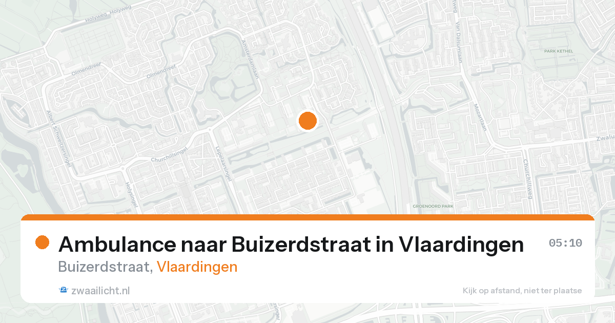 Ambulance naar Buizerdstraat in Vlaardingen — 27 mei 2026