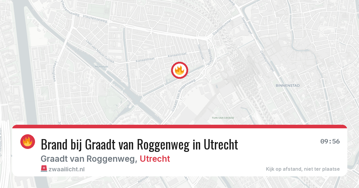 Brand bij Graadt van Roggenweg in Utrecht — 21 jul 2026