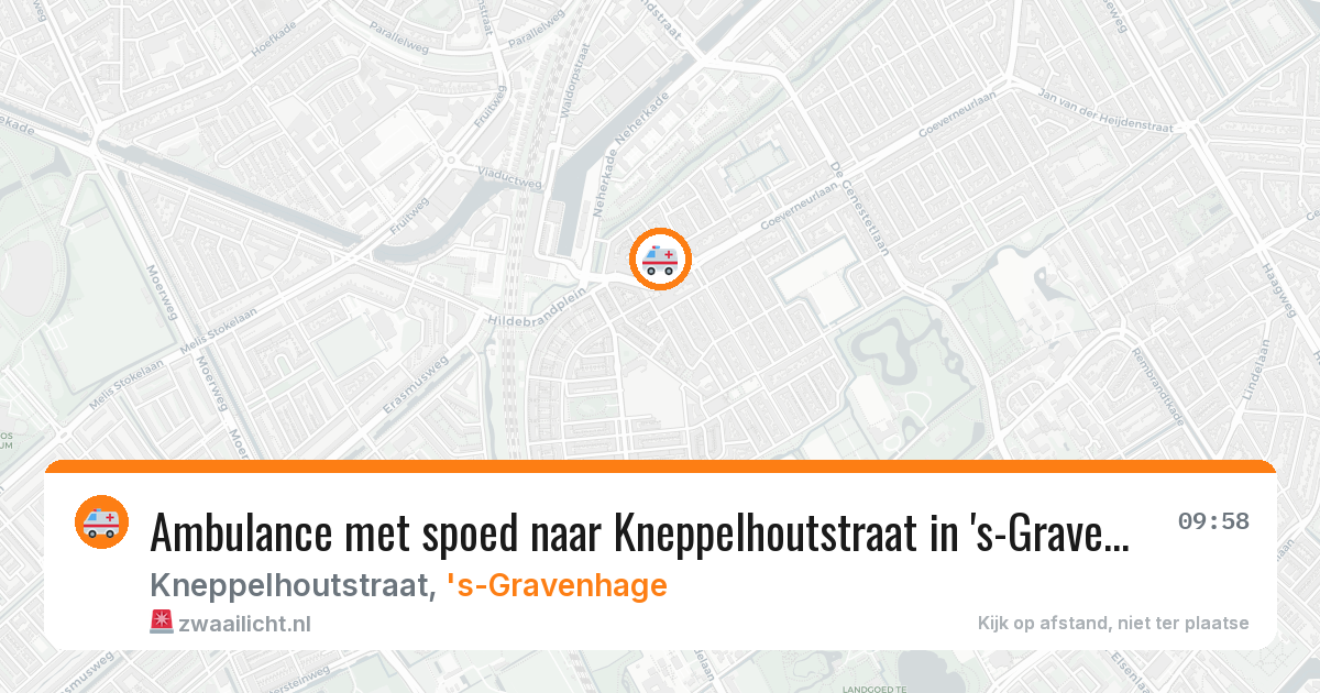 Ambulance met spoed naar Kneppelhoutstraat in 's-Gravenhage — 11 jun 2026