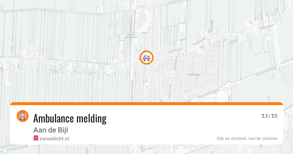 Ambulance melding — 12 jul 2026
