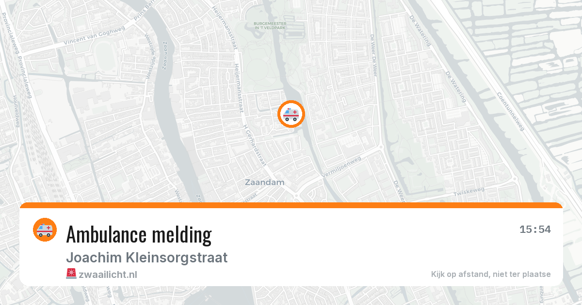 Ambulance melding — 8 feb 2026