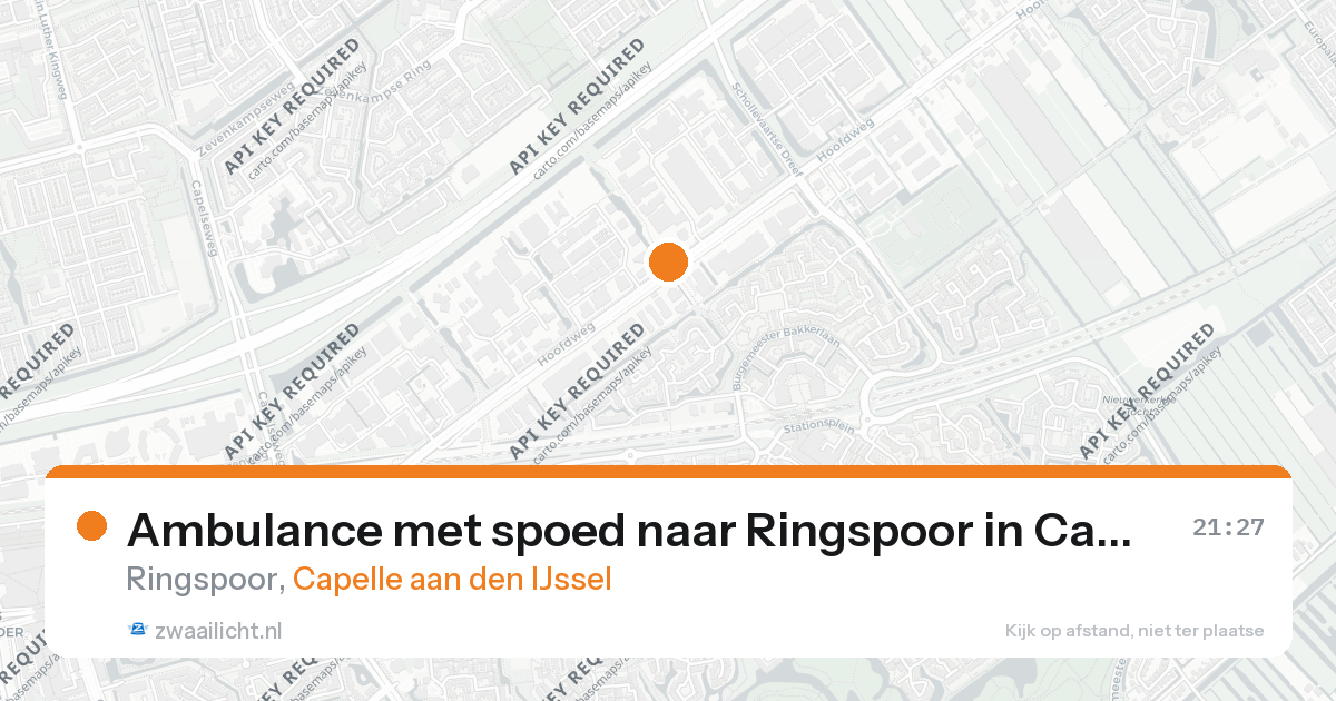 Ambulance met spoed naar Ringspoor in Capelle aan den IJssel — 31 jan 2026