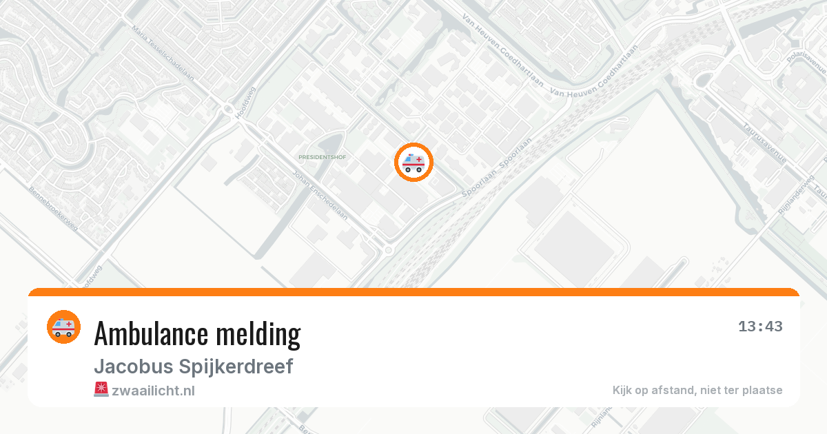 Ambulance melding — 9 apr 2026