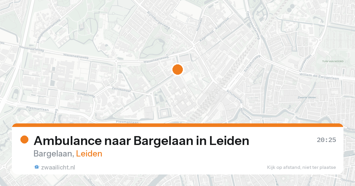 Ambulance naar Bargelaan in Leiden — 7 feb 2026