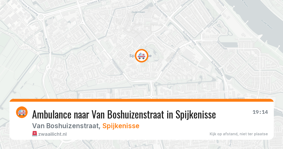 Ambulance naar Van Boshuizenstraat in Spijkenisse — 17 mrt 2026