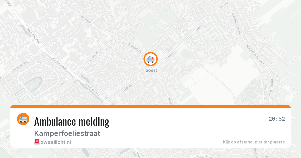 Ambulance melding — 12 jun 2026