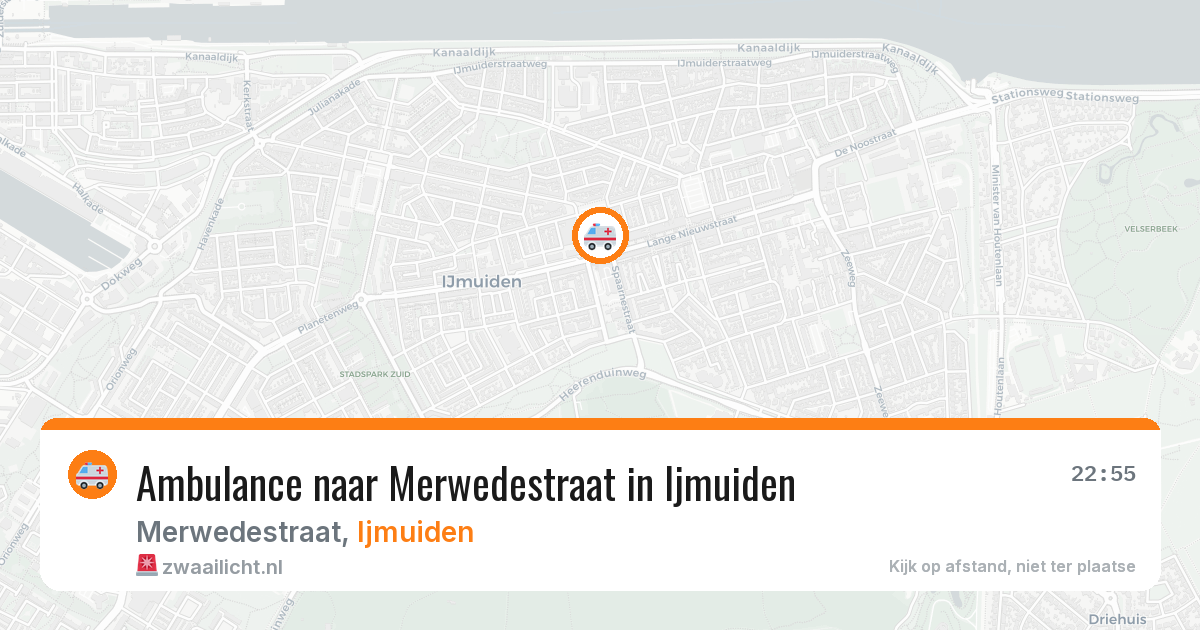 Ambulance naar Merwedestraat in Ijmuiden — 30 mrt 2026
