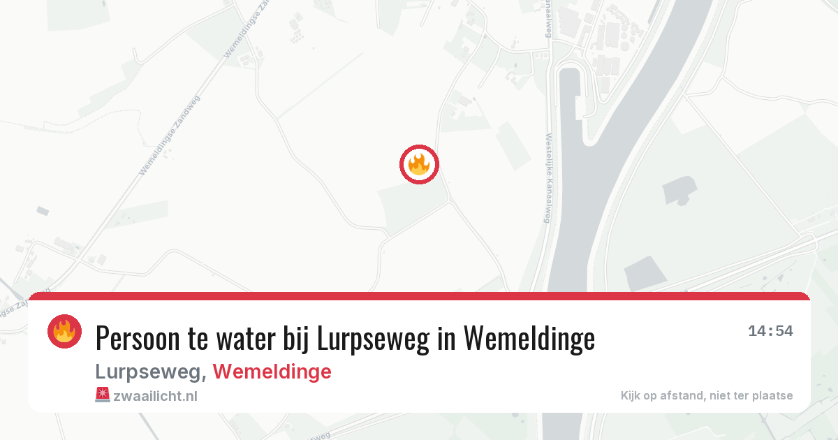 Persoon te water bij Lurpseweg in Wemeldinge — 27 mei 2026