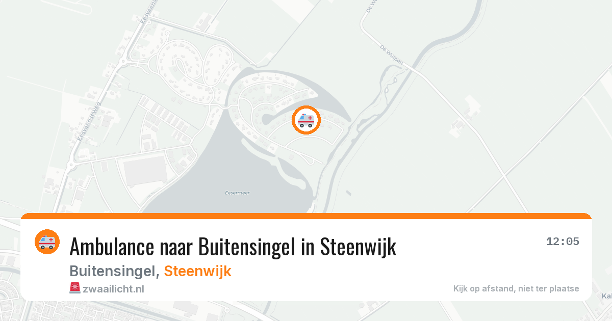 Ambulance naar Buitensingel in Steenwijk — 27 jul 2026