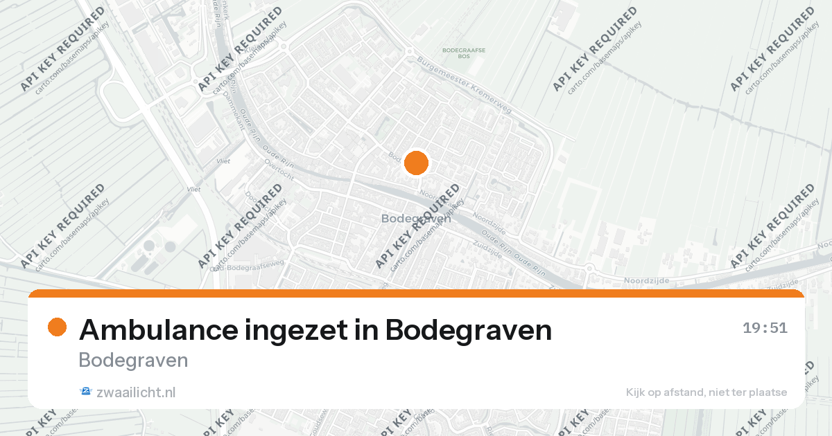 Ambulance ingezet in Bodegraven — 17 jun 2026