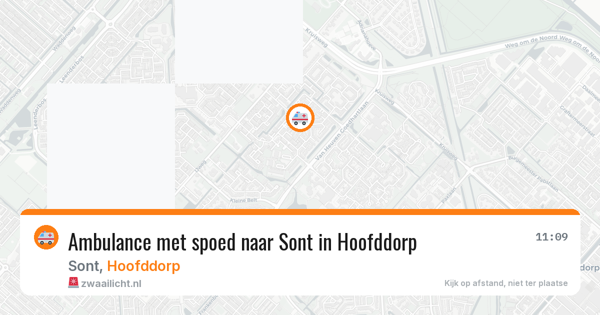 Ambulance met spoed naar Sont in Hoofddorp — 5 feb 2026