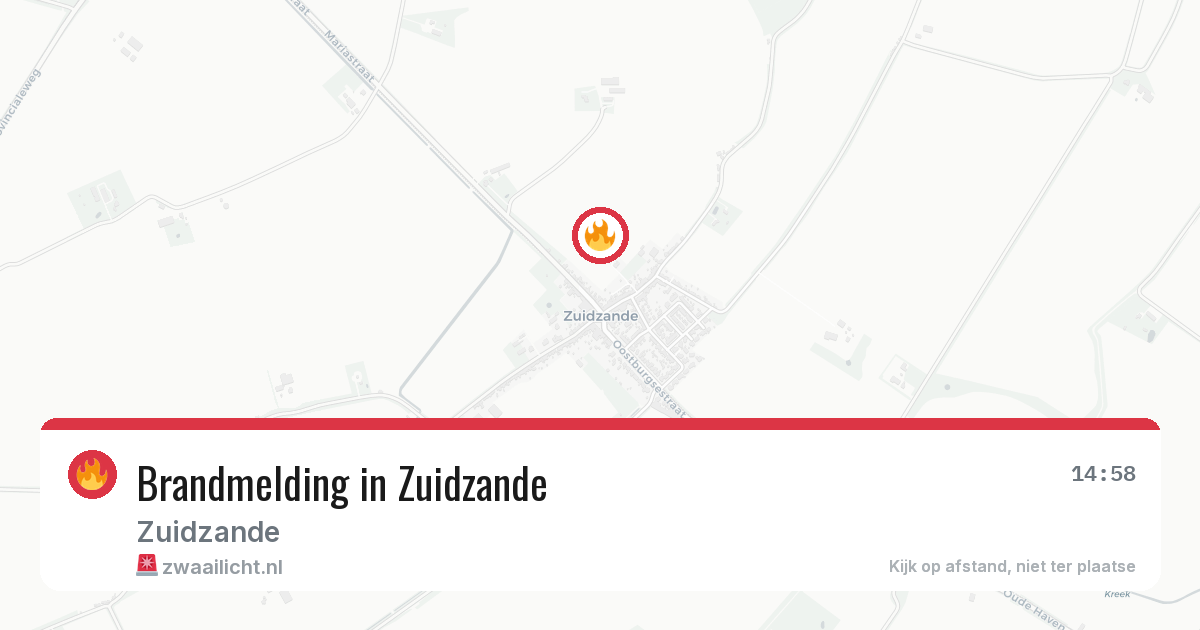 Brandmelding in Zuidzande — 3 jul 2026