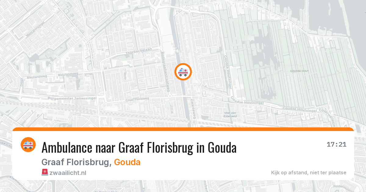 Ambulance naar Graaf Florisbrug in Gouda — 18 jun 2026