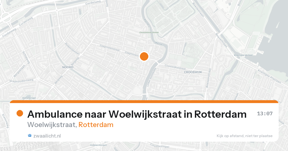 Ambulance naar Woelwijkstraat in Rotterdam — 27 mei 2026