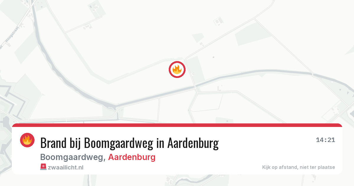 Brand bij Boomgaardweg in Aardenburg — 11 apr 2026