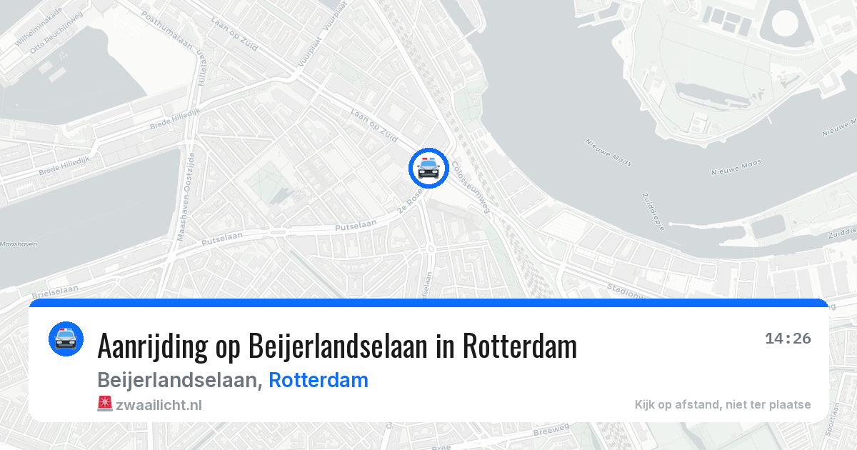 Aanrijding op Beijerlandselaan in Rotterdam — 4 jun 2026