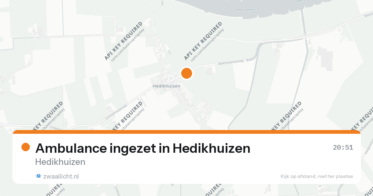 Ambulance ingezet in Hedikhuizen — 25 aug 2026
