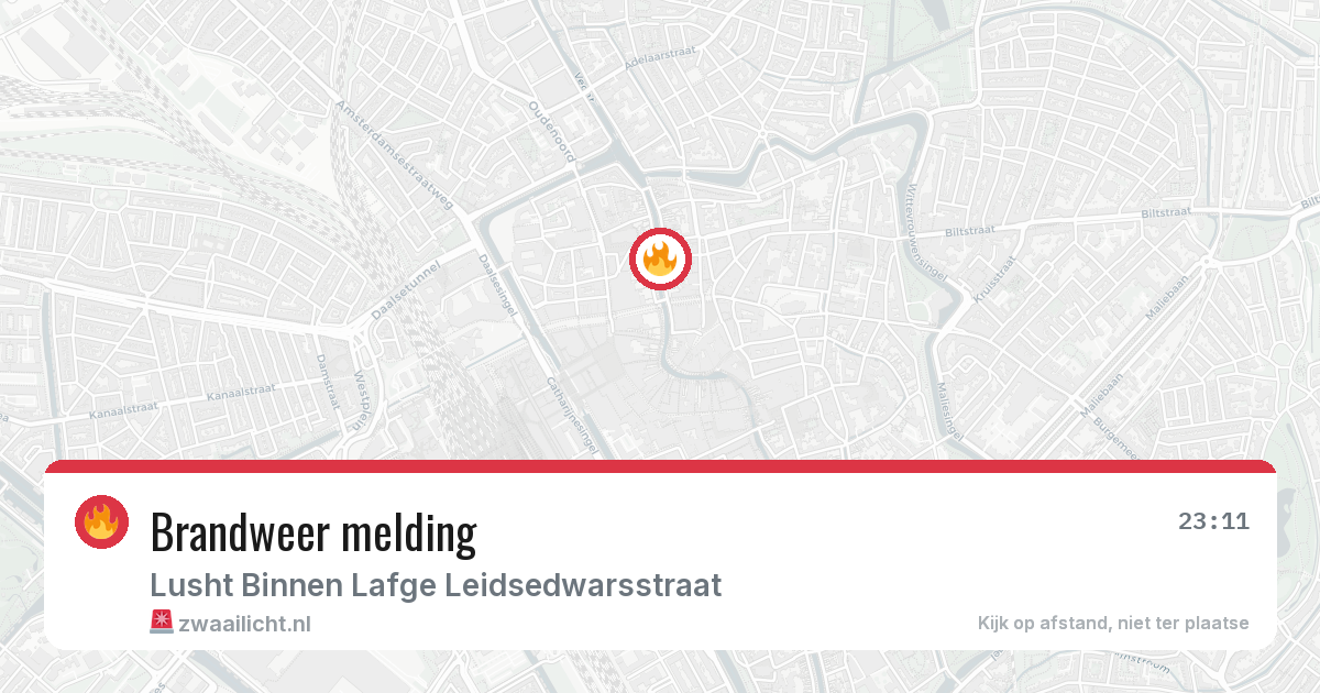 Brandweer melding — 9 jun 2026