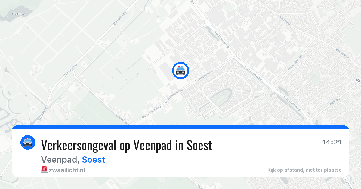 Verkeersongeval op Veenpad in Soest — 29 jun 2026