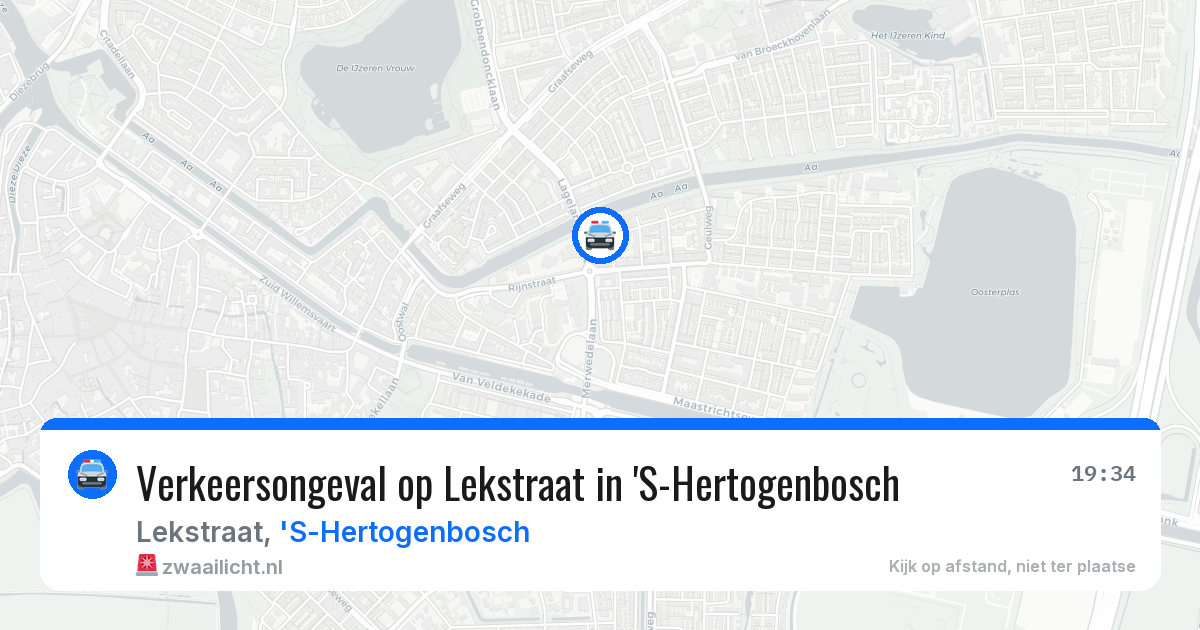Verkeersongeval op Lekstraat in 'S-Hertogenbosch — 26 apr 2026