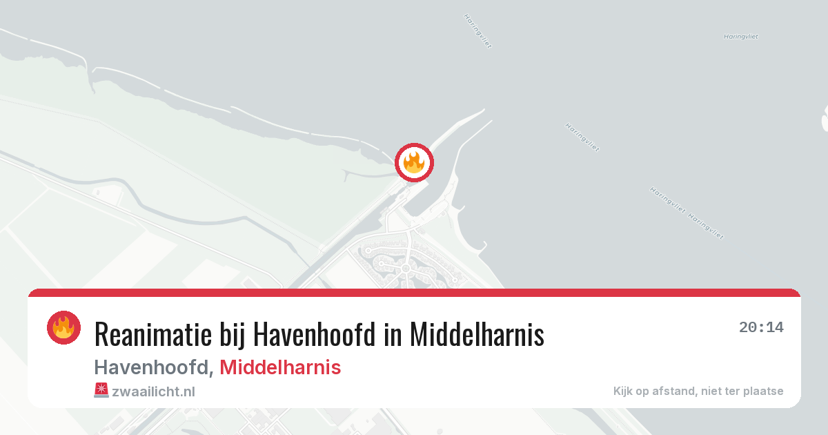 Reanimatie bij Havenhoofd in Middelharnis — 23 apr 2026