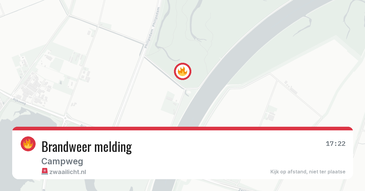 Brandweer melding — 19 jun 2026