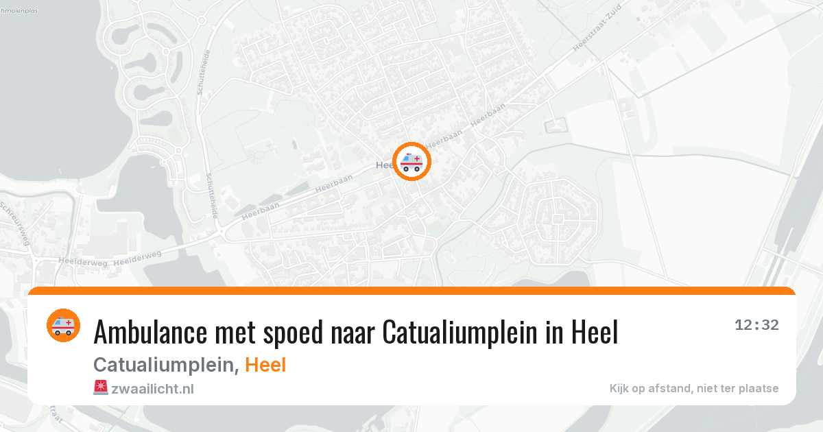 Ambulance met spoed naar Catualiumplein in Heel — 29 jan 2026