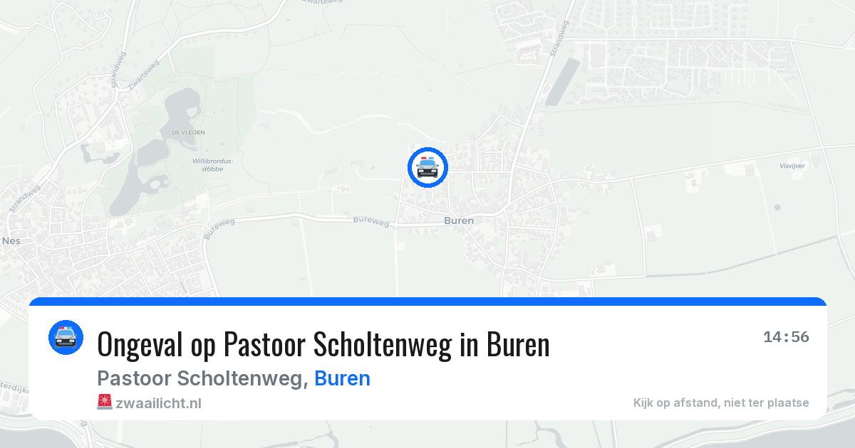 Ongeval op Pastoor Scholtenweg in Buren — 31 jul 2026