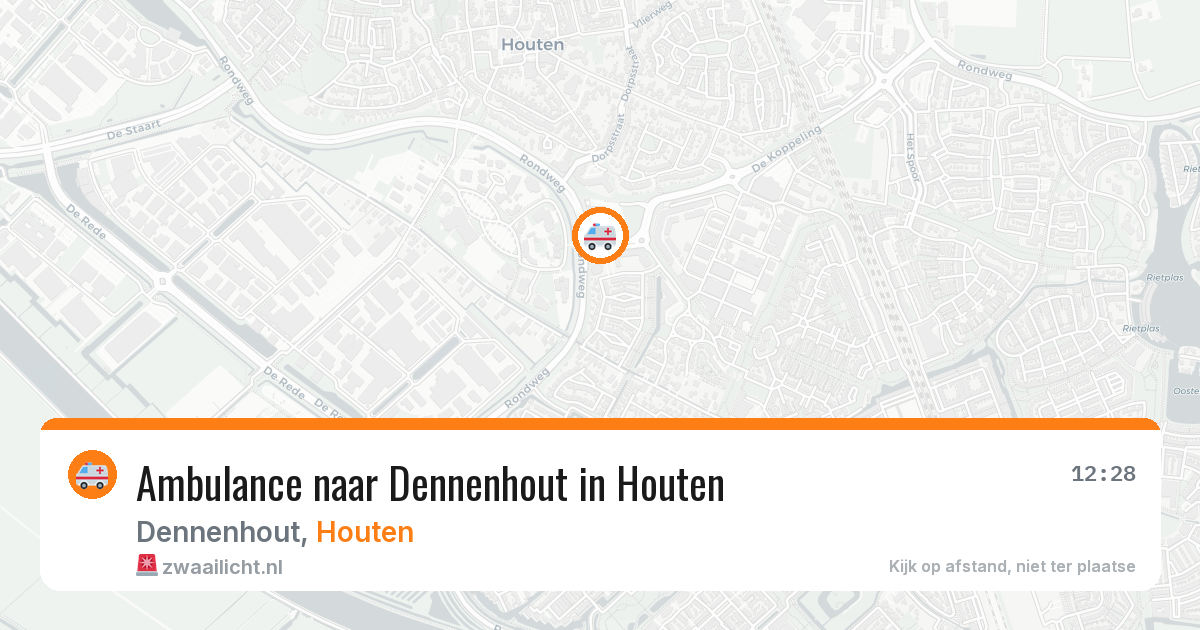 Ambulance naar Dennenhout in Houten — 31 mei 2026