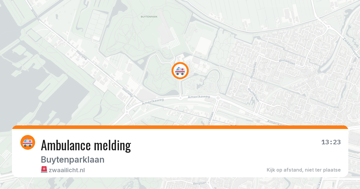 Ambulance melding — 8 feb 2026