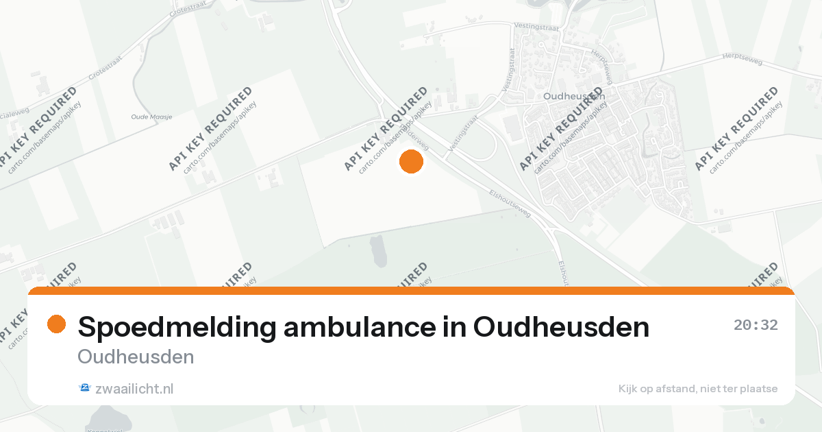 Spoedmelding ambulance in Oudheusden — 24 aug 2026