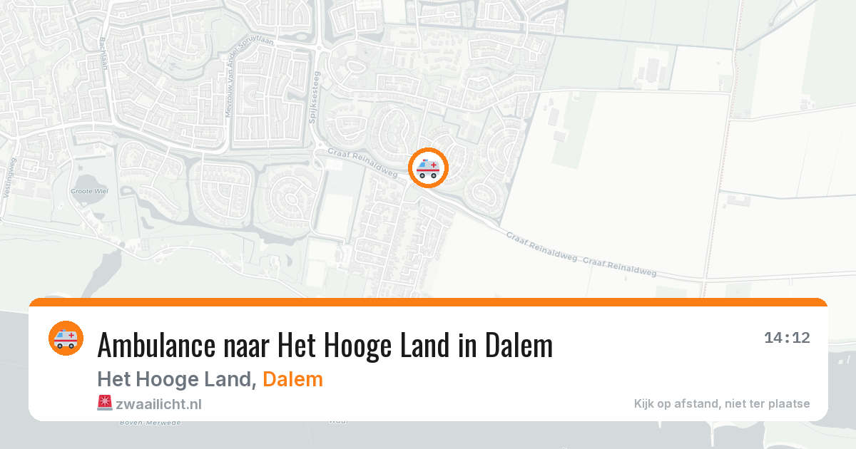 Ambulance naar Het Hooge Land in Dalem — 6 jun 2026