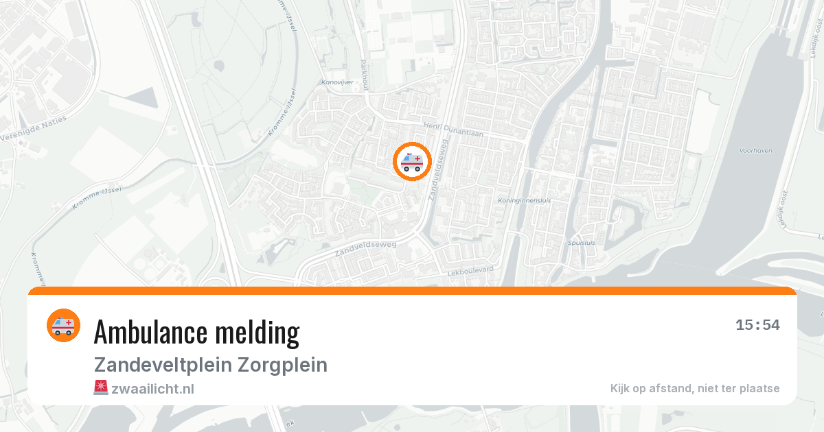 Ambulance melding — 9 feb 2026