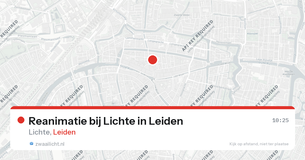 Reanimatie bij Lichte in Leiden — 13 mrt 2026