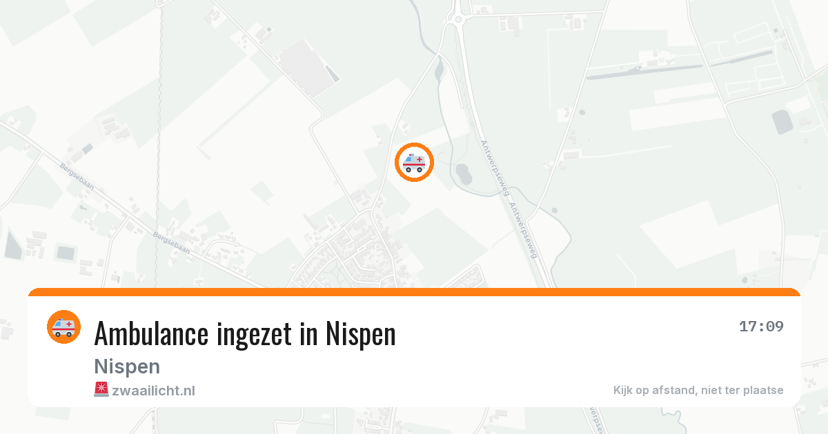 Ambulance ingezet in Nispen — 11 aug 2026