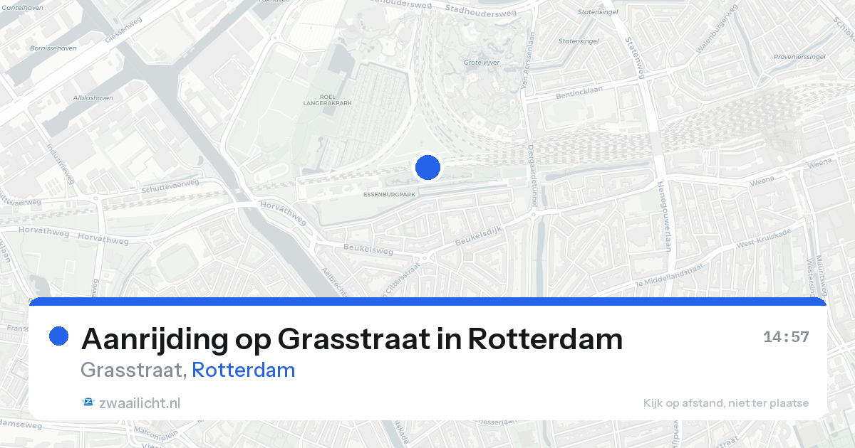 Aanrijding op Grasstraat in Rotterdam — 8 jun 2026