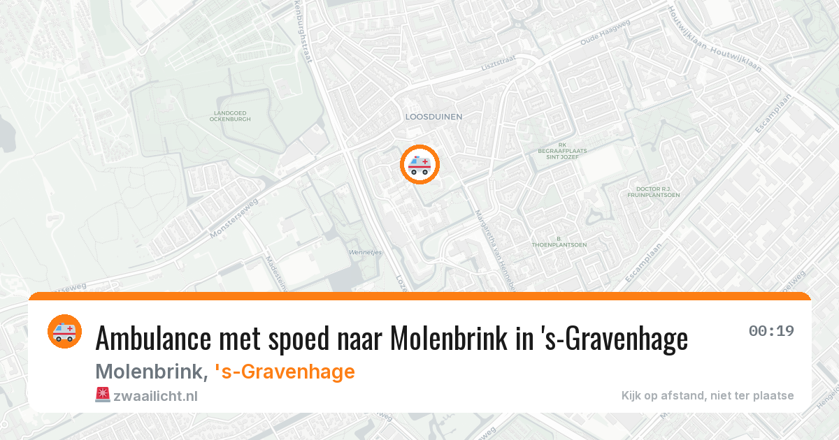 Ambulance met spoed naar Molenbrink in 's-Gravenhage — 26 jun 2026