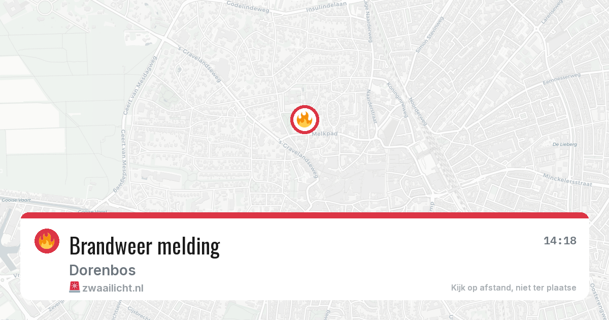 Brandweer melding — 7 jun 2026