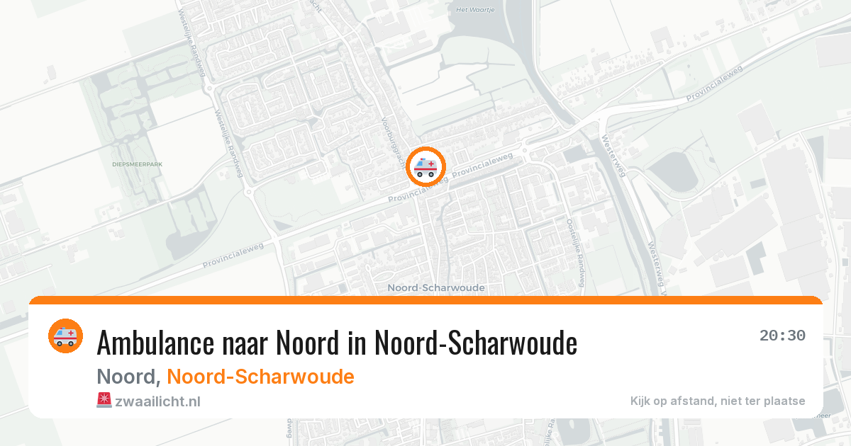 Ambulance naar Noord in Noord-Scharwoude — 29 jan 2026