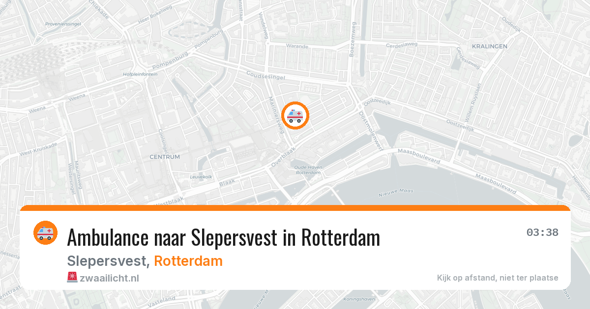 Ambulance naar Slepersvest in Rotterdam — 21 jun 2026