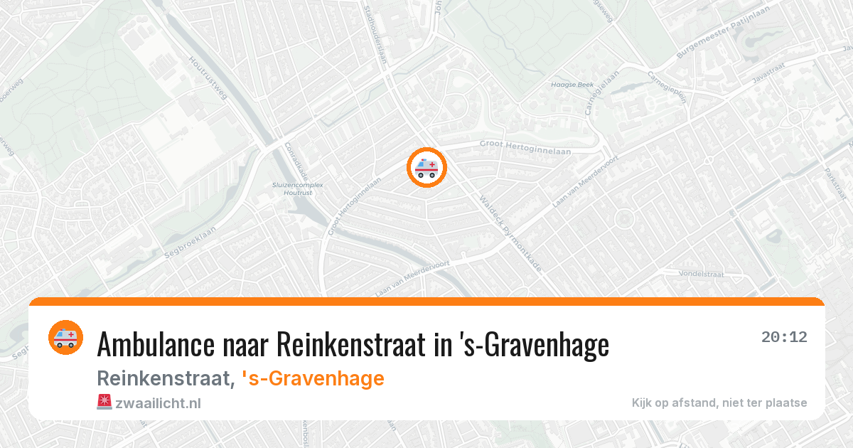 Ambulance naar Reinkenstraat in 's-Gravenhage — 28 feb 2026