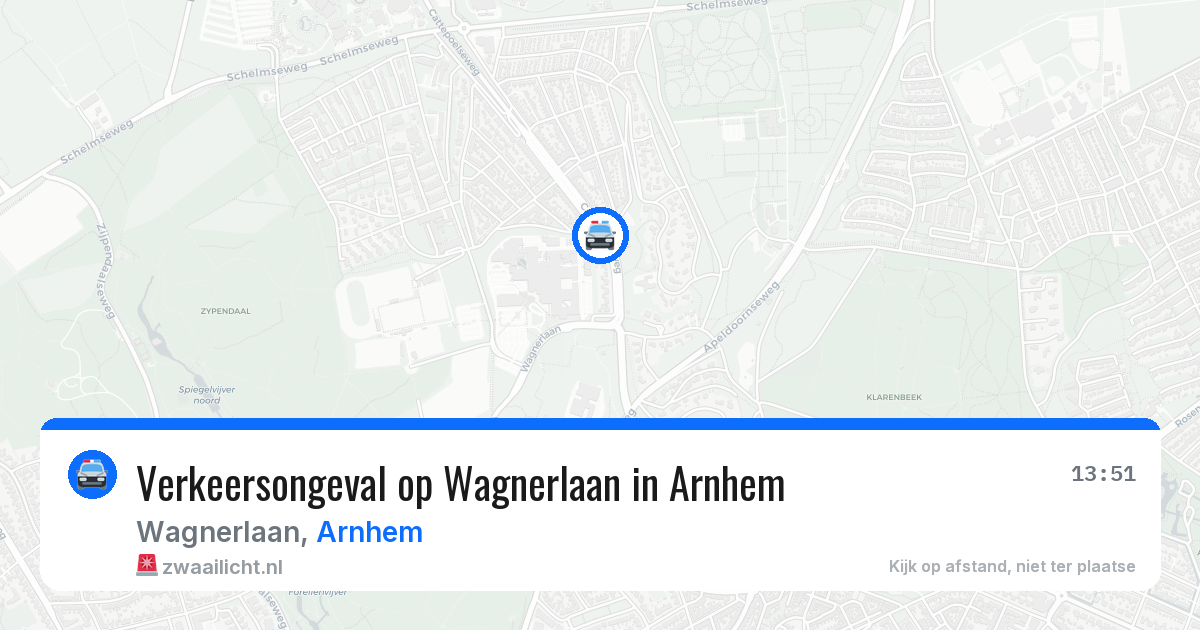Verkeersongeval op Wagnerlaan in Arnhem — 23 jan 2026